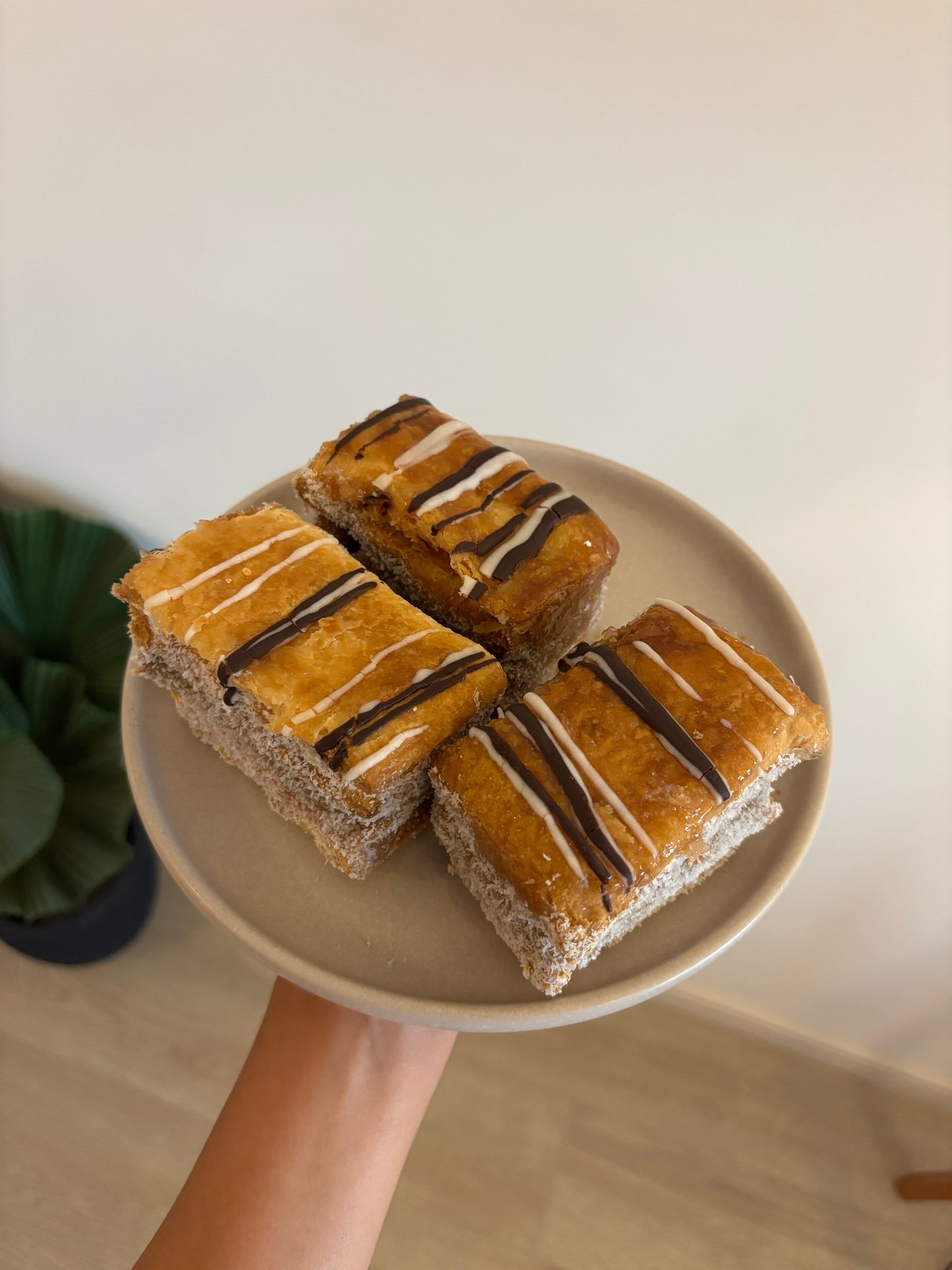 Milhojas con dulce de leche