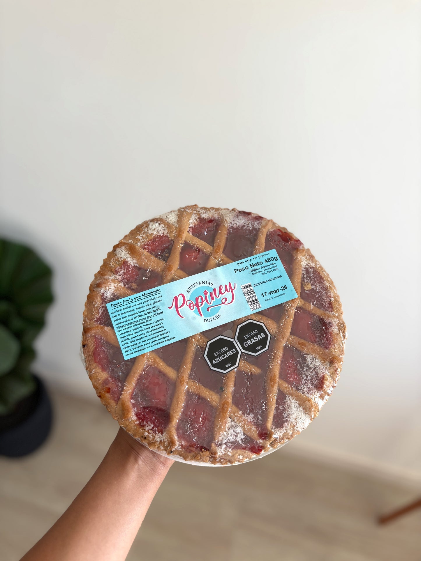 Pasta frola de membrillo