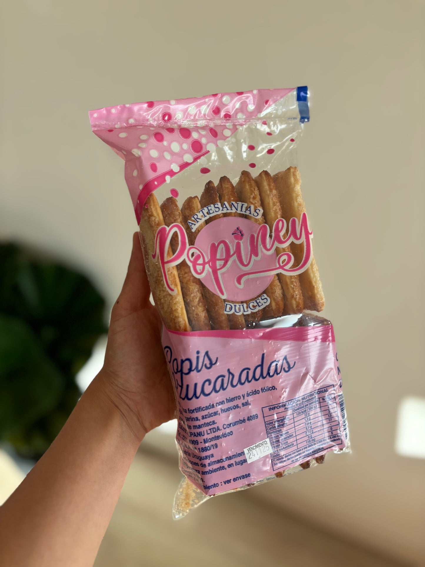 Popis azucaradas en bolsa